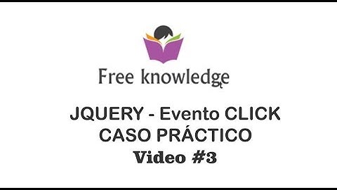 CASO PRÁCTICO: JQUERY - EVENTO CLICK (#3)