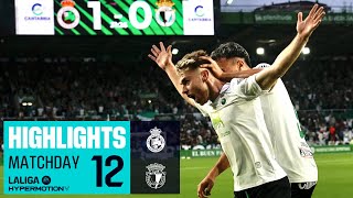 Resumen de Real Racing Club vs Burgos CF (3-0)