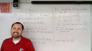 Section 5.1 (part 2) - Examples of relations