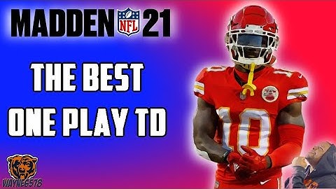THIS IS THE BEST MADDEN 21 ONE PLAY TOUCHDOWN🔥🔥