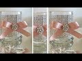 DIY | BLING CANDLE HOLDER DECOR | BLING AND GLAM | DOLLAR TREE DIY | INEXPENSIVE DIY