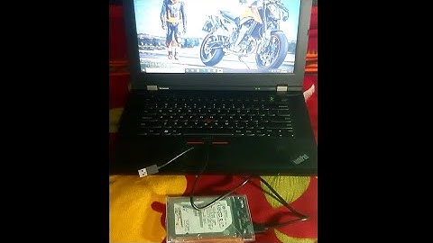 How to connect external hard disk  leptop / How to setup HDD enclosure and hard disk