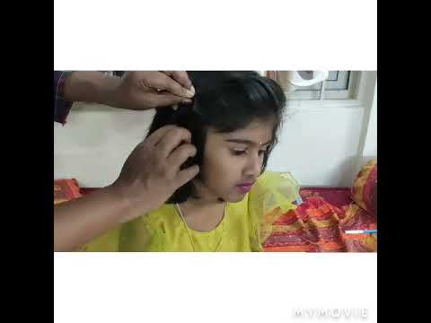 Simple open hair hairstyle for short hair 👍 part -2 👍