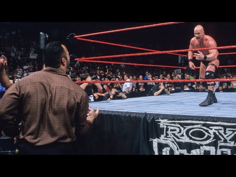 “Stone Cold” Steve Austin and Mr. McMahon clash in the 1999 Royal Rumble Match