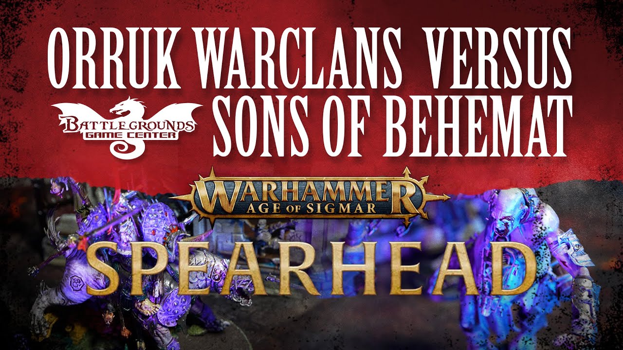 Warhammer Age of Sigmar Spearhead: Orruk Warclans - Ironjawz Bigmob