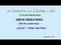Tonos y semitonos musicales - Curso de lenguaje musical - lección 17