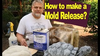 How to Make a Mold Release: For Latex Molds with Concrete Statues (and how to apply it)
