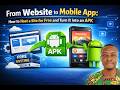 How to Host a Website for Free, Convert It into an APK File, and Install It on Your Phone