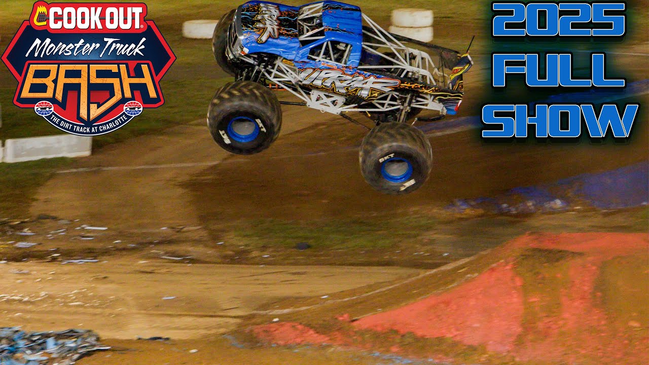 Cook Out Monster Truck Bash 2025 - Charlotte, NC Full Show 4K60