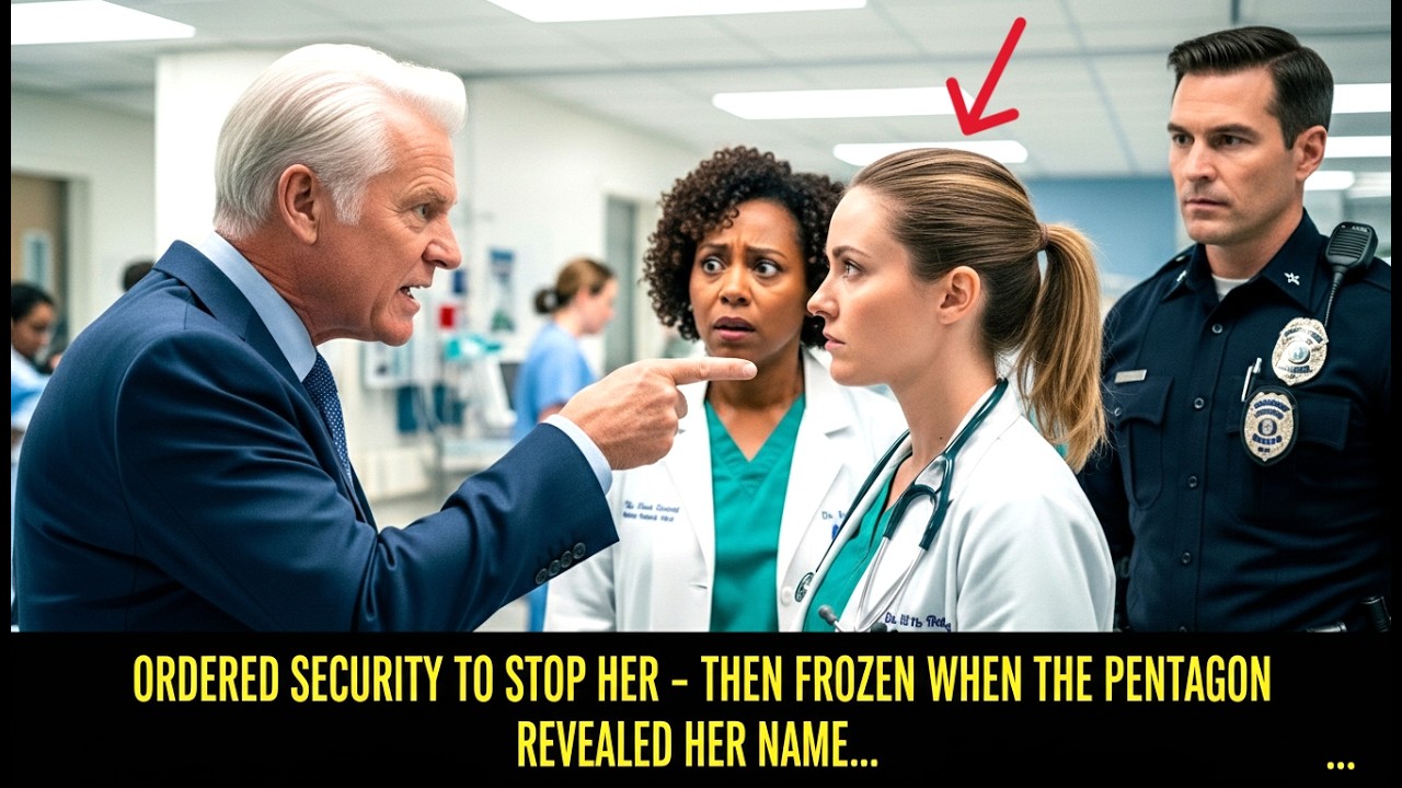 ORDENÓ A SEGURIDAD DETENERLA - LUEGO SE PARALIZÓ CUANDO EL PENTÁGONO REVELÓ SU NOMBRE