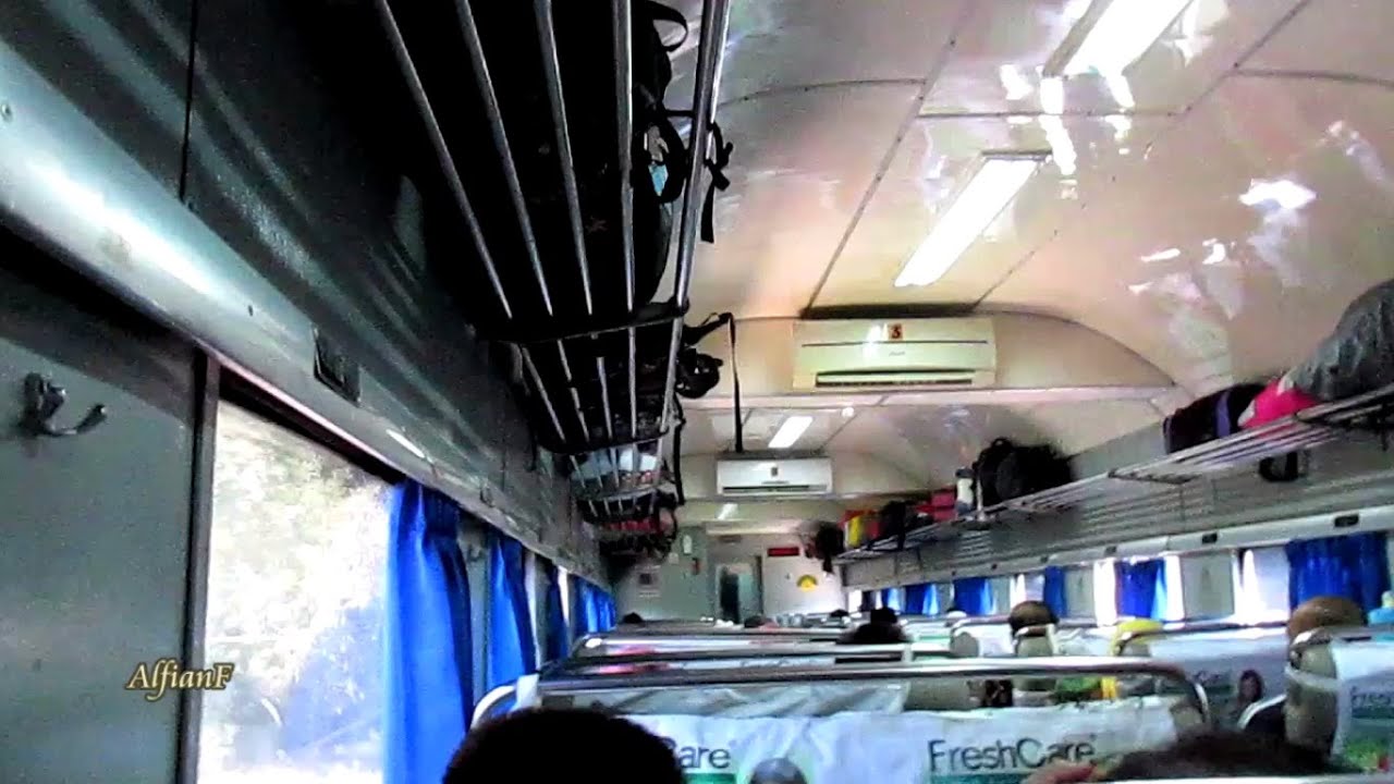 Naik Kereta Api Sancaka Pagi  INDONESIAN RAILWAY (HD 