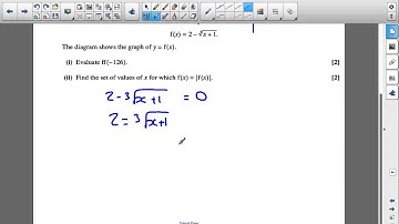 C3 Jan 2010 q4ii - A2 Maths - Functions Questions