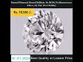 Natural Diamond, Round Brilliant, 0.56 ct, H Color, VS1 Clarity, No BGM , @70,500/-  +91-7701894123