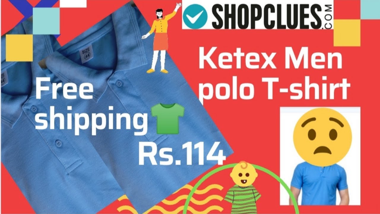 ketex men skyblue polo tshirt at 