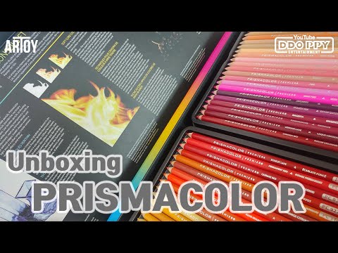 Unboxing PRISMACOLOR Colored Pencils 150