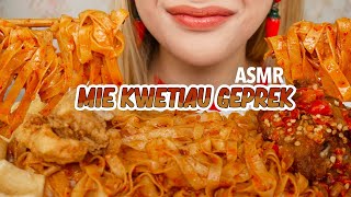 ASMR MIE KWETIAU GEPREK LEVEL PEDES MINTA AMPUUUN! 😩 | ASMR Indonesia