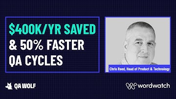 How WordWatch Cut QA Cycles in Half with QA Wolf