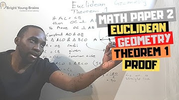 Euclidean Geometry: Theorem 1, Line from the Center of a Circle