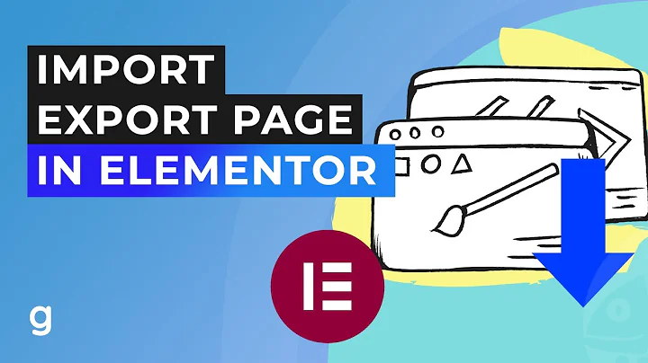 How to Export or Import a Page in Elementor | EASY