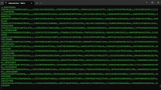comment recrée les ligne de code de matrix avec le bloc note screenshot 5