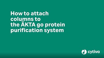 How to attach columns to ÄKTA™ go protein purification system