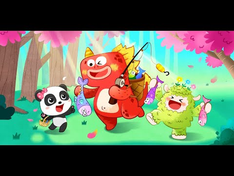 Monster Panda Kecil Teman-teman
