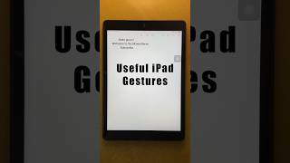 Useful iPad gestures you should know!