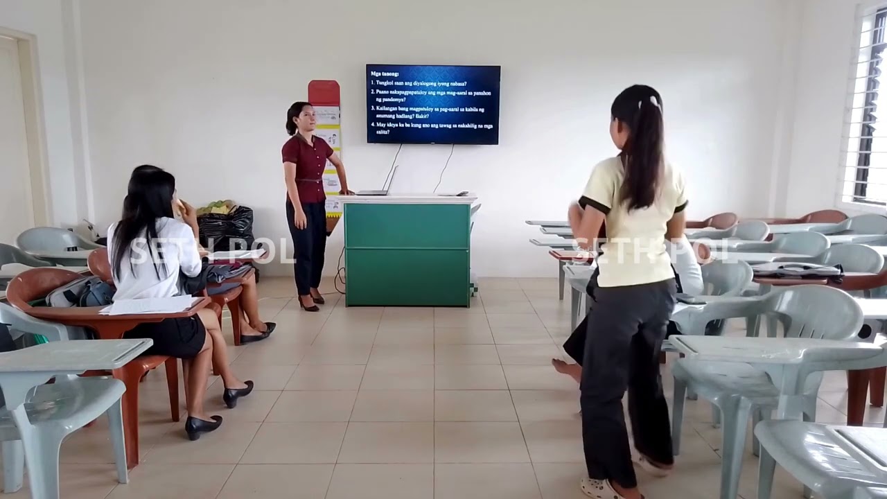 Asian several shoeplay dangling in classroom (READ DESCRIPTIONS)