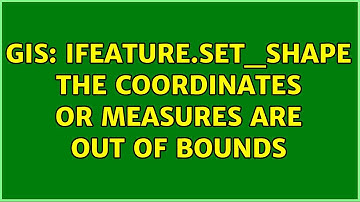 GIS: IFeature.set_Shape The coordinates or measures are out of bounds