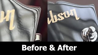 Removing Chemical Prints from Nitrocellulose Lacquer (Les Paul) - Guitar Care