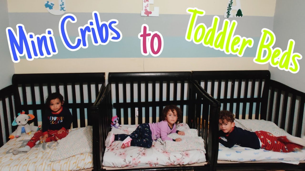 mini crib toddler bed