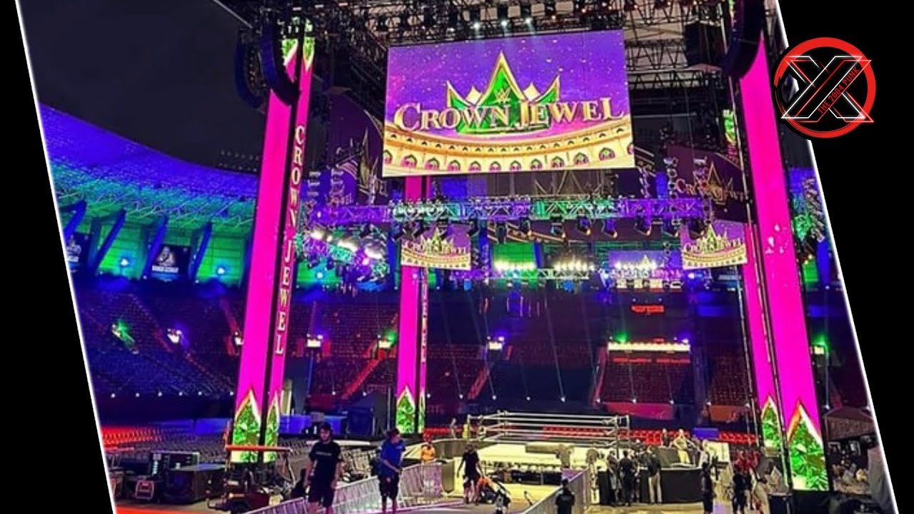 Look At The WWE Crown Jewel 2022 Stage YouTube