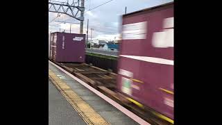 早朝時間帯のJR神戸線