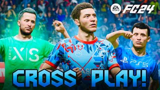 How to ENABLE CROSS PLAY & Invite Friends | EA SPORTS FC 24 Clubs