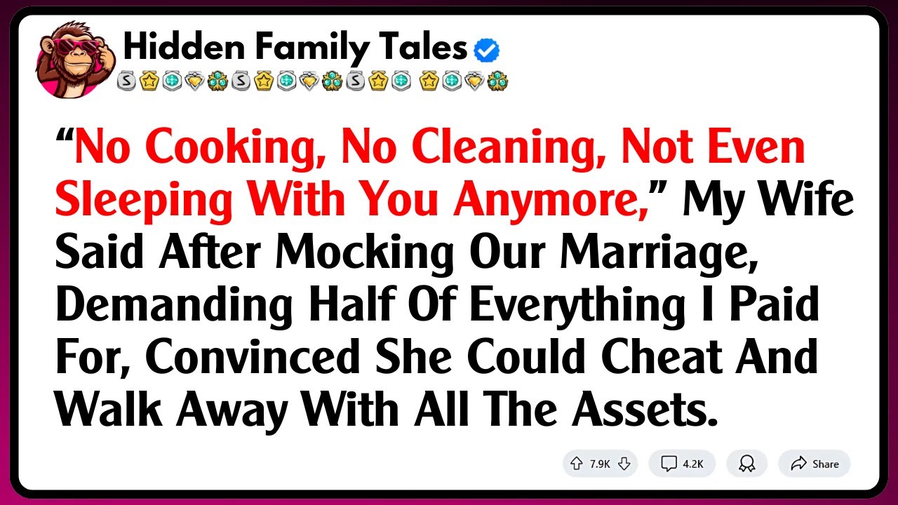 “No Cooking, No Cleaning, Not Even Sleeping With You Anymore,” My Wife Said After Mocking Our...