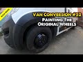 Painting the wheels on my self build Citroen Relay / Ducato / Boxer / Promaster camper van