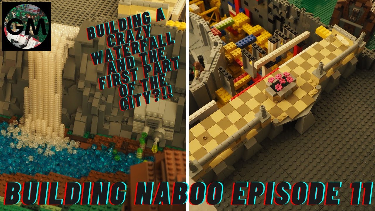 An Insane Waterfall And The First Foundations Of Theed?!! - Building Naboo Episode 11