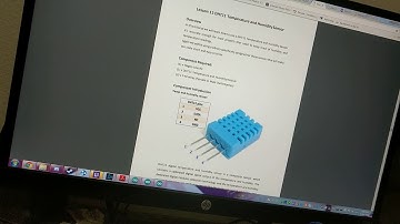 Arduino Lesson 11: DHT11 Temperature and Humidity Sensor