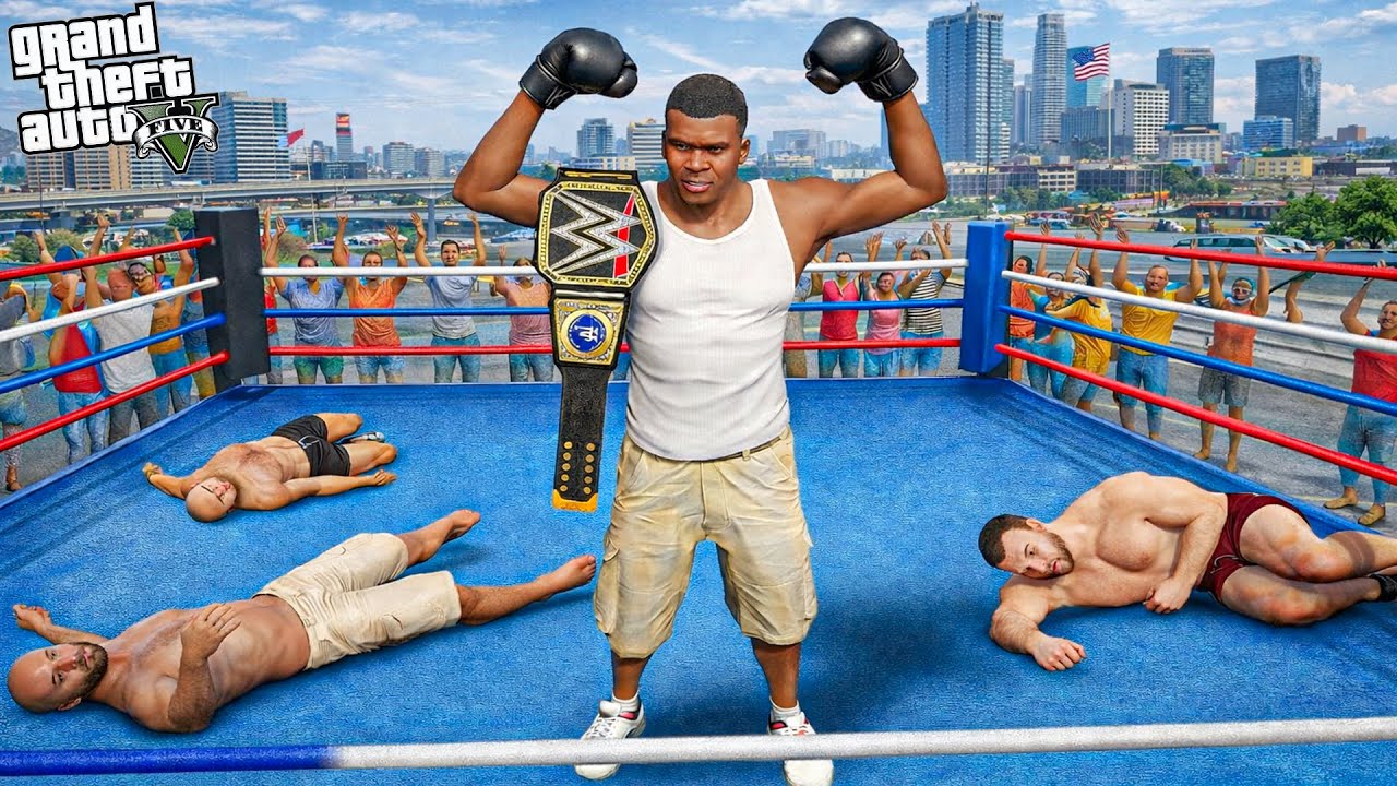 Franklin GAGNE le COMBAT de BOXE le plus Dangereux de Los Santos | GTA 5 Mods