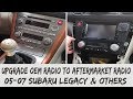 2005-2009 Subaru Legacy & Outback Aftermarket Radio Installation Guide (JDM)