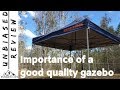 Ridge Ryder 3x3 Deluxe Gazebo and side wall - Unbiased review