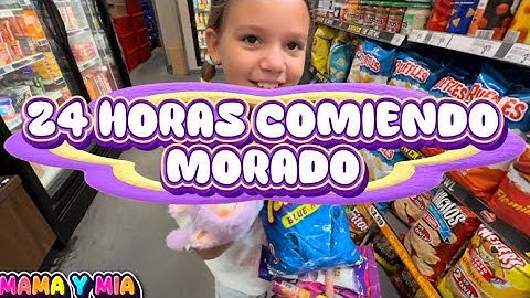 24 HORAS COMIENDO MORADO
