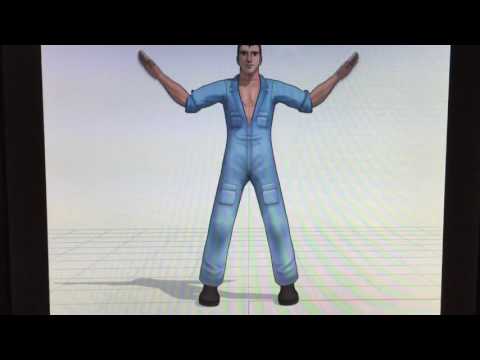 阿部さんの硬い踊り