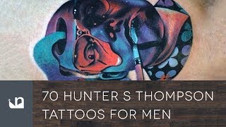 70 Hunter S Thompson Tattoos For Men