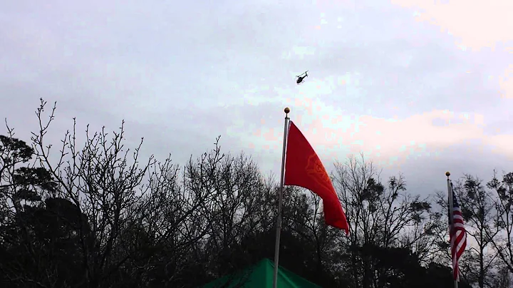 Life Flight fly over for Randy Fallaw funeral