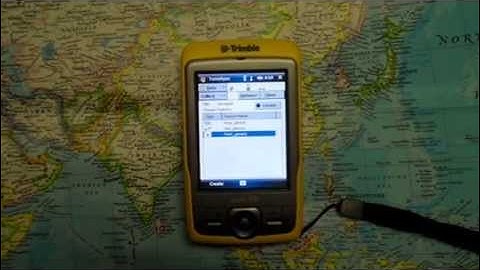 GPS Trimble Training 6 - Datums on the Juno Trimble