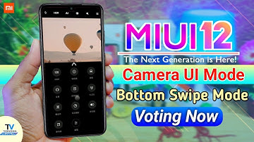 MIUI 12 - New Camera Ui Swipe Interface | MIUI 12