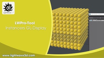 Lightwave 3D Pro tools Instancers GL Display