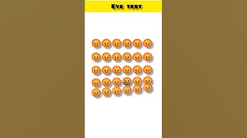 Memory Test || part 6|| Emoji puzzle Quiz || Find the odd emoji out || #shorts #shortsvideo