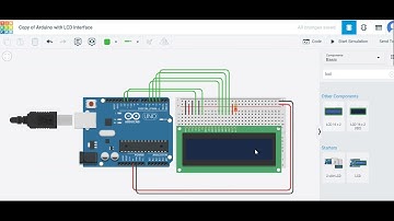 Display LCD 16x2 Using Arduino on Tinkercad